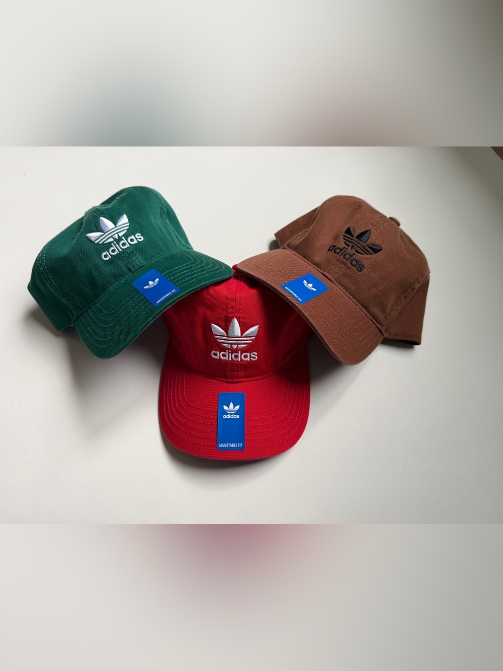 Adidas Relaxed Strap-Back Baseball Cap Green, Red, Brown, Off White, Khaki